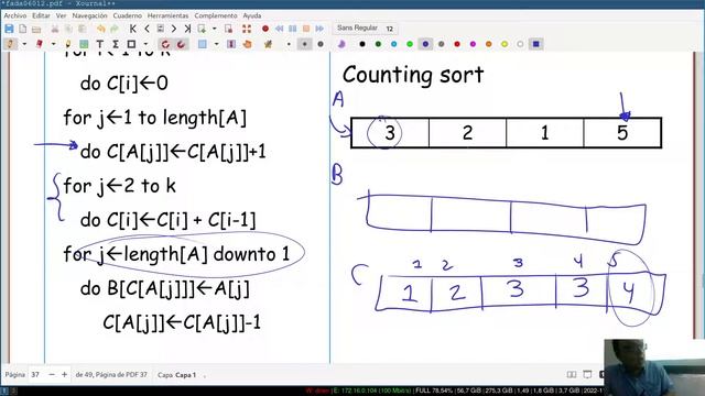 FADA 11 2 Ordenamiento en Tiempo Lineal смотреть онлайн