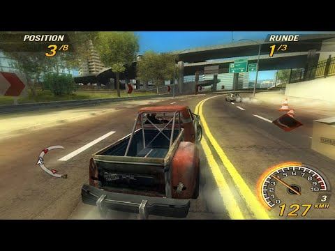 FlatOut 2 | Derby Level 2b | Gameplay | 2006 смотреть онлайн