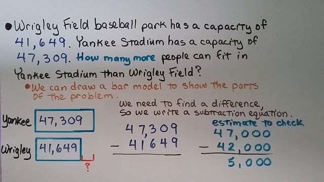 4th Grade Math 1.8, Word Problem Solving, Comparison Problems with Addition & Subtraction смотреть онлайн