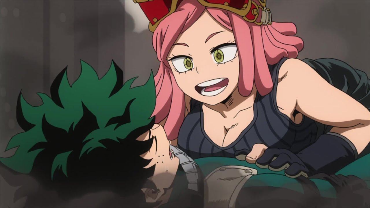 Rikido memenangkan kompetisi raja kamar, Izuku menyelamatkan All Might dengan teknik barunya смотреть онлайн
