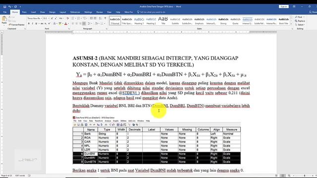 Analisis Data Panel Dengan SPSS смотреть онлайн