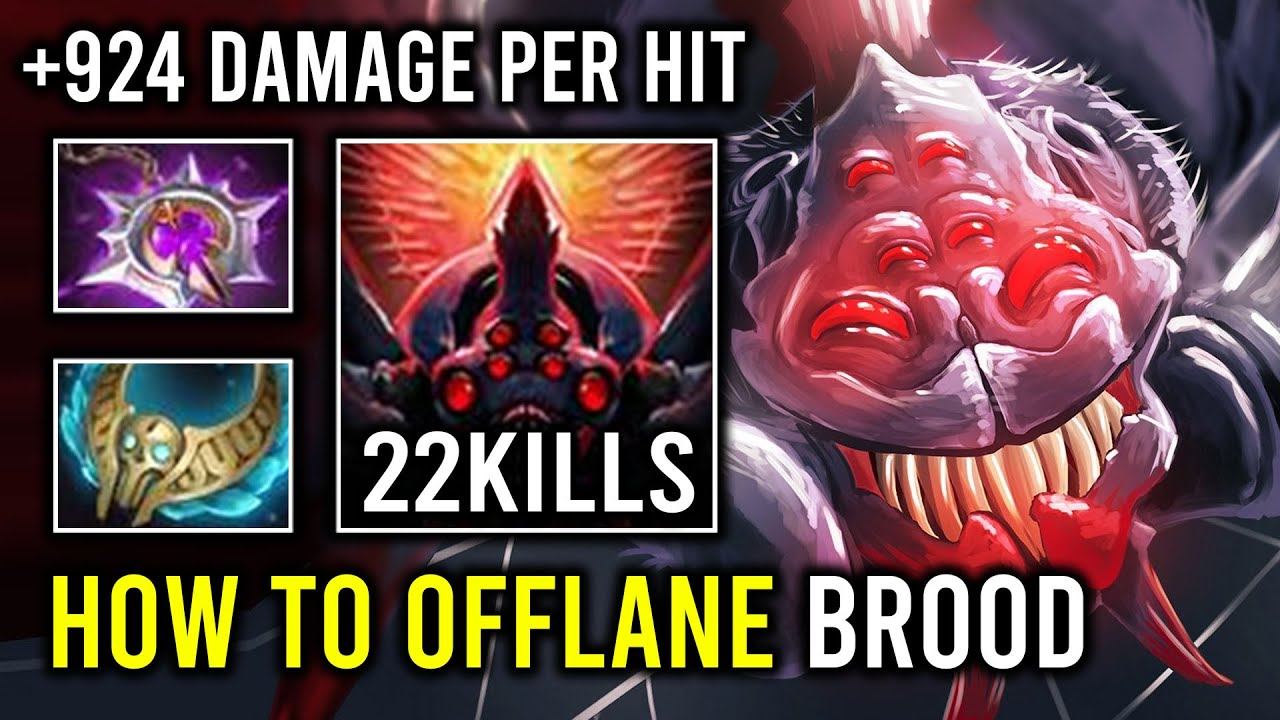 How to Offlane Broodmother +924 Damage Per Hit Brutal Revenant Nullifier Dota 2 смотреть онлайн