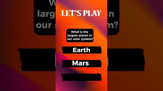What is the largest planet in our solar system? смотреть онлайн