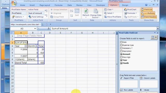 ExcelExperts.com - Teach Yourself Excel Lesson Create A Pivot Table - Create A Pivot Table смотреть онлайн