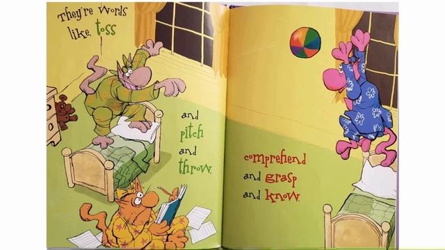 Pitch and Throw, Grasp and Know - What Is a Synonym | Grammar Synonym Read Aloud! смотреть онлайн