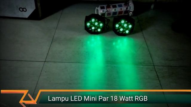 Lampu LED Mini Par 18 Watt RGB смотреть онлайн