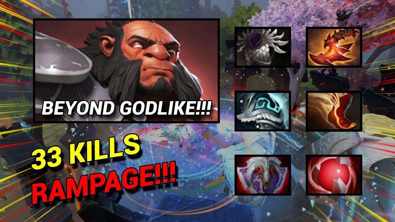 RAMPAGE!!! 33 KILLS - AXE DOTA 2 HIGHLIGHTS смотреть онлайн