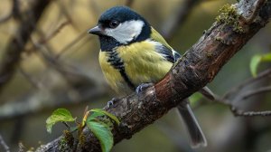 Синицы Прилетели На Кормушку