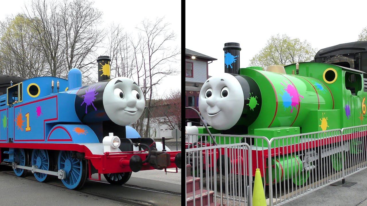 A Day Out With Thomas and Percy at the Essex Steam Train & Riverboat (4K) смотреть онлайн