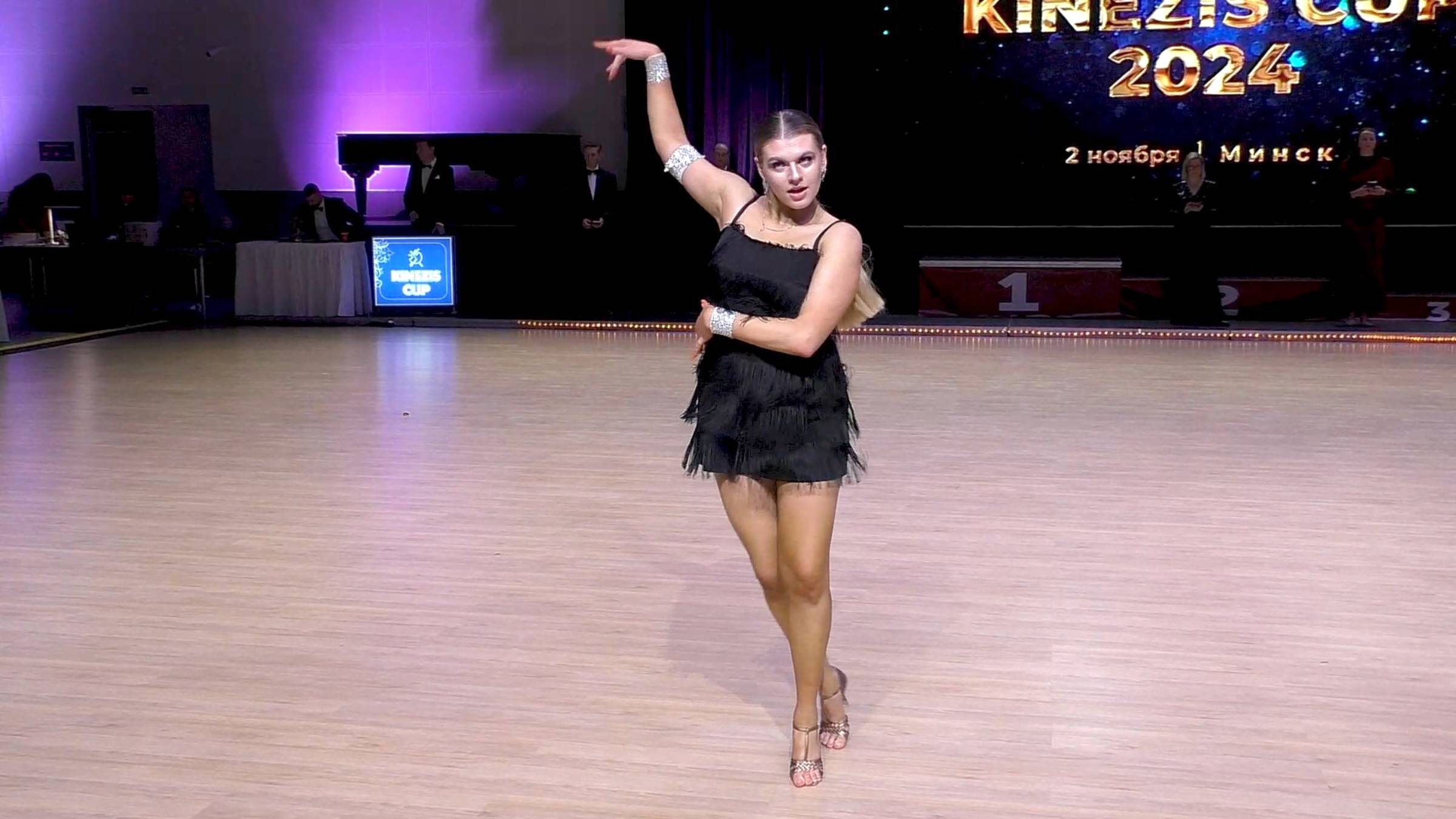 Ча-ча-ча, румба, джайв. Взрослые Соло Леди La (Шт), 2 тур. Kinezis Cup 2024 / бальные танцы смотреть онлайн