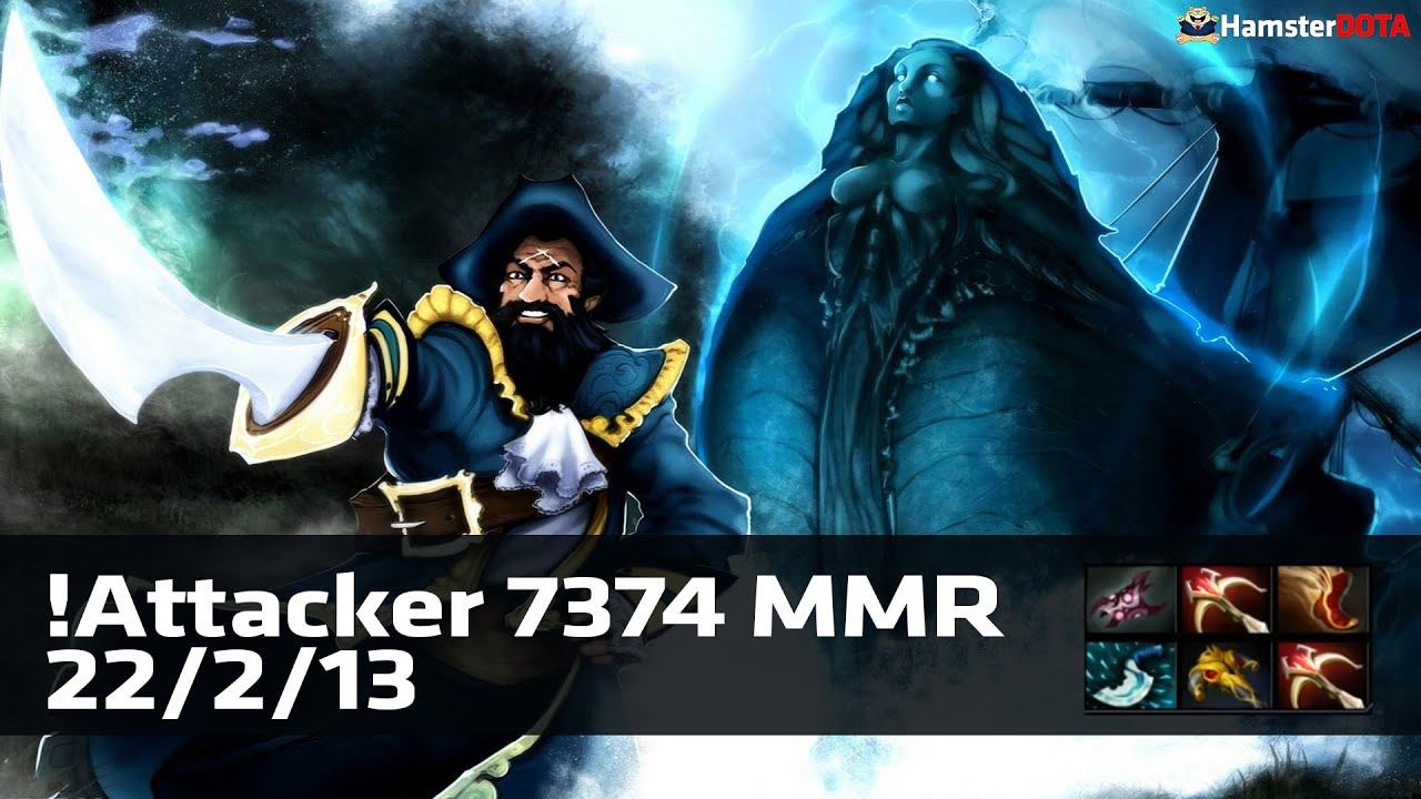 !Attacker - Kunkka on 7374 MMR смотреть онлайн