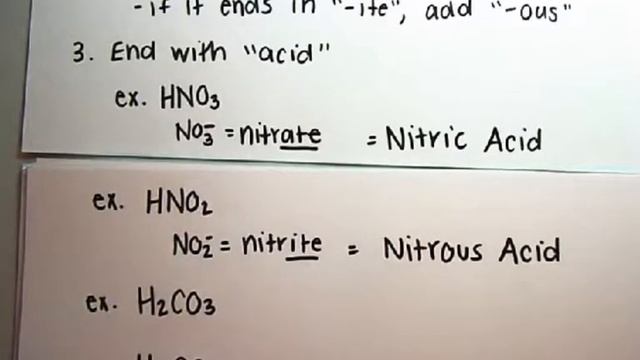 U3.A2 Names and Formulas of Acids Video Notes смотреть онлайн