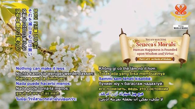 1422 WOW Seneca’s Morals: Human Happiness is Founded upon Wisdom and Virtue, Part 1 of 2 6m смотреть онлайн