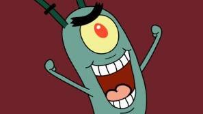 Нарисовали Шелдона Планктона / Sheldon J. Plankton painting