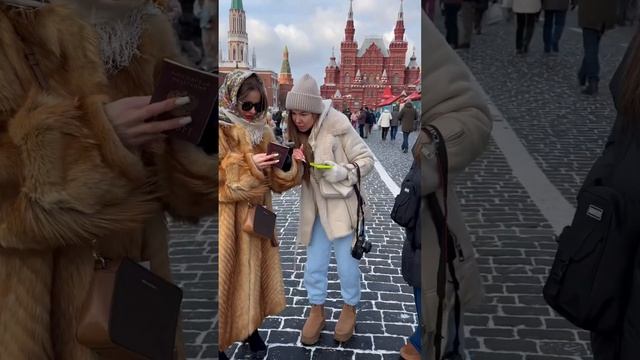 Какое фото на Красной площади мы сделали❤️ #vlog #moscow #russiangirl #фото #pinterest #motivation смотреть онлайн