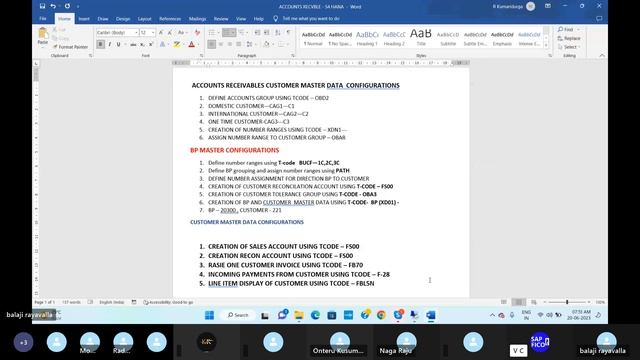 SAP FICO S4 HANA ACCOUNTS RECEIVABLE CONFIGURATIONS WITH BUSINESS PARTNER MASTER DATA смотреть онлайн