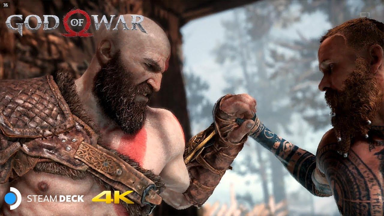 God of War 2018 on Steam Deck - Docked Gameplay #2 смотреть онлайн