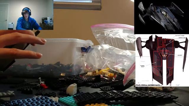 Lego Star Wars custom Rogue Shadow MOC build | 001 смотреть онлайн
