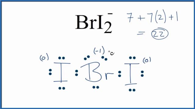 Lewis dot structure for BrI2 смотреть онлайн