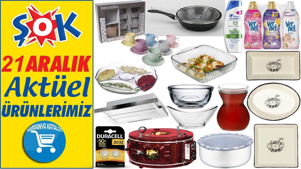 OKUNAKLI ŞOK 21 ARALIK 2019 CUMARTESİ AKTÜEL ÜRÜNLERİ | ŞOK MUTFAK ÜRÜNLERİ | ŞAMDAN DAVUL FIRIN смотреть онлайн