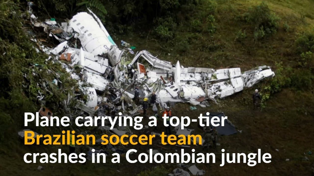 First daylight images of Colombia plane crash site смотреть онлайн