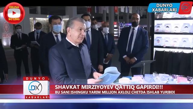 SHAVKAT MIRZIYOYEV QATTIQ GAPIRDI!!! ШАВКАТ МИРЗИЁЕВ: БУ САНИ ИШИНГ КУ