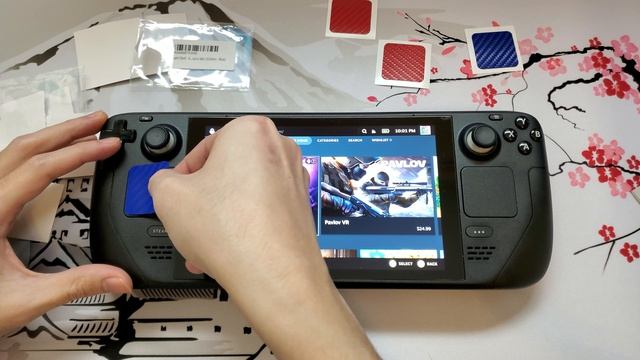 Steam Deck - Installing Trackpads protection смотреть онлайн
