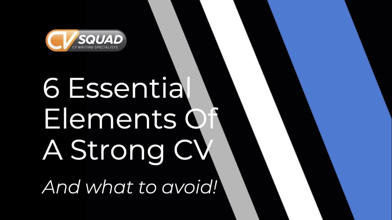 6 Essential Elements Of A Strong CV смотреть онлайн