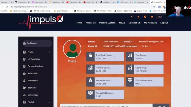 Impuls passive X getting weekly $2 5 in DOLLAR #PtcPat provides those crypto haters an income!! DYO смотреть онлайн