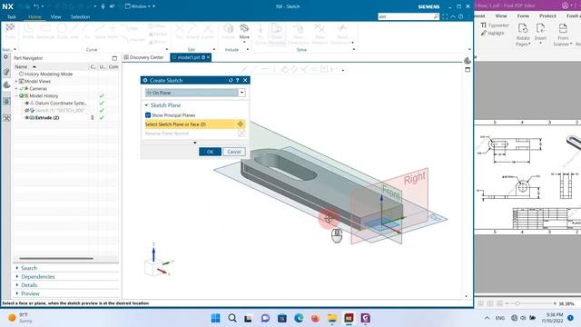 Siemens NX Tutorial [2022] - 3D Modeling for beginner EP.1 #siemensnx смотреть онлайн