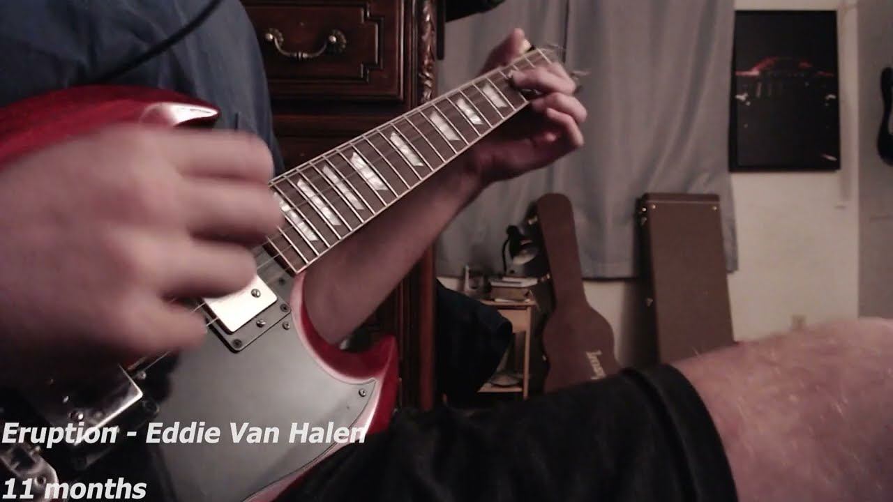 One Year Guitar Progress смотреть онлайн