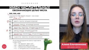 Словоизменение числительных для ОГЭ по русскому языку | Ельчанинова Алина