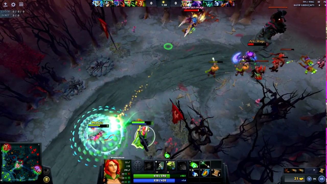 7.18 PATCH WİNDRANGER OFFLANE FULL RANKED GAME - 13 KILL 27 MİN - DOTA 2 GAMEPLAY #1 смотреть онлайн
