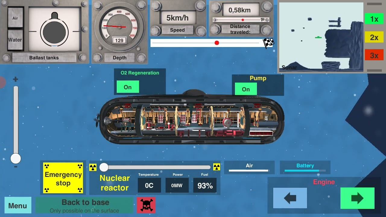 Level 4 with star locations - Nuclear Submarine inc v2 смотреть онлайн