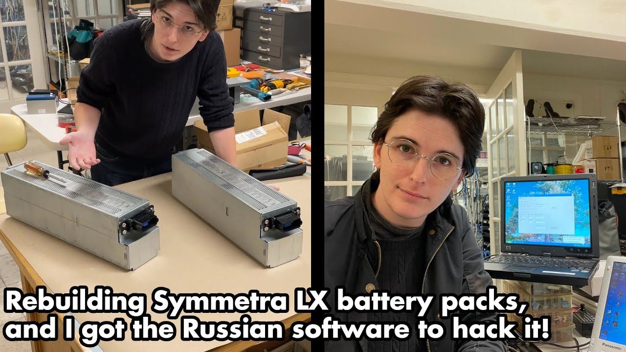 Reverse engineering and rebuilding SYBT5 APC Symmetra LX Battery module. SLA Battery replacement. смотреть онлайн