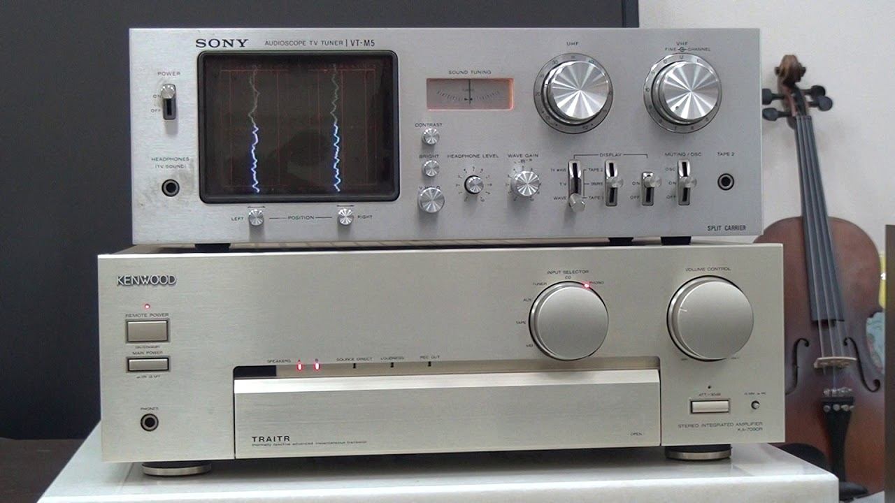KENWOOD KA-7090R ￥69,800(1997年頃) + SONY VT-M5 ￥62,800(1977年頃) смотреть онлайн