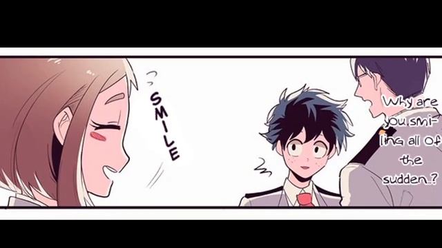 Doujinshi comic - mha izuocha  OUR EYES JUST MET! Deku  Uraraka English Dub