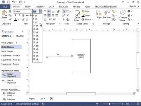 Chemical Engineering Block Flow Diagrams in Microsoft Visio смотреть онлайн