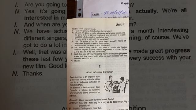 Английский язык : Слушаем диалоги, повторяем и запоминаем/19.09.20 смотреть онлайн