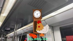 Hickory, Dickory, Dock 🕰️🐭 | Nursery Rhyme for Baby 👶🏻 | Ages 0-2 Years