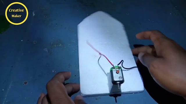 How to make a High Speed Water Boat | simple 9v battery foam boat using DC motor at home смотреть онлайн