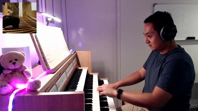 Wife interrupts me playing Flor Peeters | Hauptwerk Rotterdam Transept смотреть онлайн
