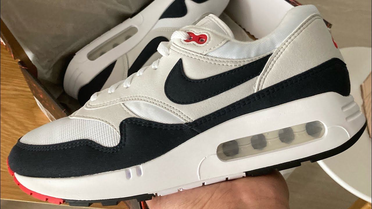 Nike Air Max 1 ‘86 OG Dark Obsidian and University Red (nickname: AM1USA) watch before you buy ,, смотреть онлайн