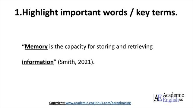 How to paraphrase effectively / academic paraphrasing смотреть онлайн