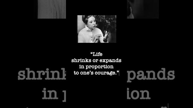 Anais Nin on courage… #minutephilosophy #philosophizethis смотреть онлайн