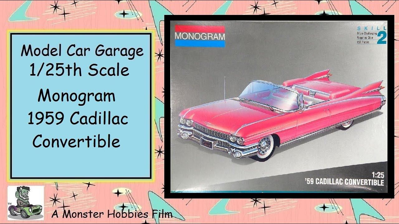 Model Car Garage - 1959 Cadillac Eldorado Biarritz Convertible Model Kit By Monogram - Unboxing смотреть онлайн
