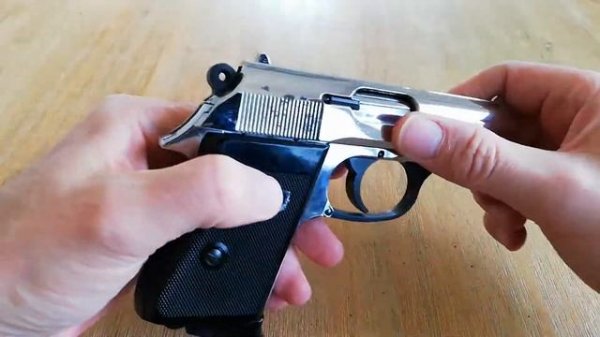 Reck Modell PK 800 chrom 8mm K. Schreckschußpistole - VERKAUFT