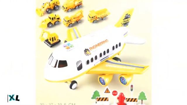 Music Story Simulation Track Inertia Children'S Toy Aircraft Large Size Passenger Plane Kid Airline смотреть онлайн