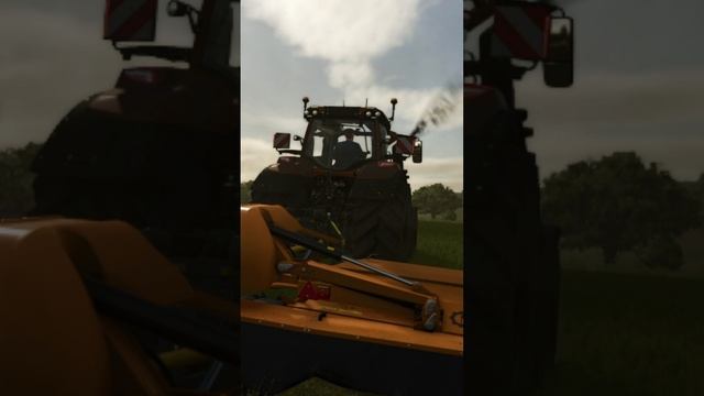 Косим траву на Valtra работа в Farming Simulator 25 #fs25 #shorts смотреть онлайн