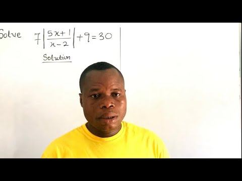 How To Solve Absolute Linear Equations || By Prof Nabla смотреть онлайн